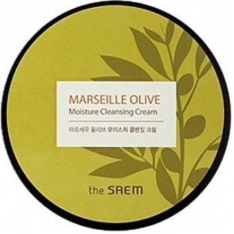 Увлажняющий и очищающий крем с маслом оливы The Saem Marseille Olive Moisture Cleansing Cream